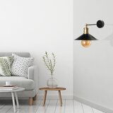 Emma metal başlıklı aplik black wall lamp | ePonuda.com