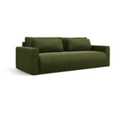 Cosmopolitan Design Zelena žametna raztegljiva sedežna garnitura s prostorom za shranjevanje 238 cm Belfast – | Shoptok.si