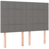 Okvir kreveta s oprugama i madrac svjetlosivi 140x200cm tkanina | shoptok.hr