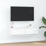 TV ormar s ladicama Bijelo 100 x 31 x 25,5 cm Konstruirano drvo | Eponuda.com