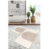 Mila Home Bež žametne kopalniške preproge v kompletu 2 ks 60x100 cm – | Shoptok.si