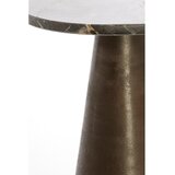 Light & Living Okrugao pomoćni stol s mramornom pločom ø 29 cm Ynez – | shoptok.hr