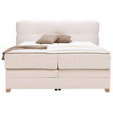 Premium Living Postelja Boxspring Bianco, Bež, 160x200 | Shoptok.si