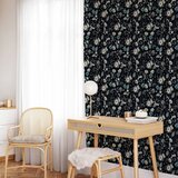  Tapeta - Fragrant flowers and herbs - blue 49x1000 | shoptok.hr