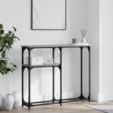 vidaXL Konzolni stol boja hrasta 90 x 22 5 x 75 cm konstruirano drvo Cijene