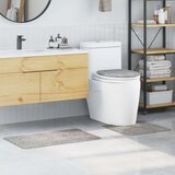 vidaXL Tepisi i prostirke Sivi Mikrovlakna 50 x 50 x 0.2 cm Neklizeći | shoptok.hr