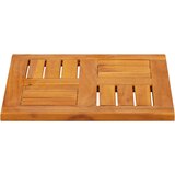 Stolna ploča 40 x 40 x 2 cm četvrtasta od masivnog drva bagrema | Eponuda.com