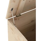 vidaXL Kutija za pohranu s poklopcem RANA 60x49x54 cm masivna borovina | shoptok.hr
