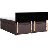  Krevet s oprugama i madracem tamnosmeđi 180x200 cm tkanina | shoptok.hr