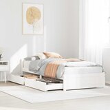  Okvir kreveta bez madraca bijeli 90 x 190 cm masivna borovina | shoptok.hr