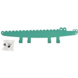 Rex London Zelena metalna zidna dječja vješalica Crocodile – | shoptok.hr