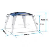 Brunner PAVILJON MEDUSA II 3X3 M, ZELENE BARVE | Shoptok.si