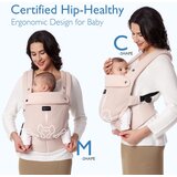 Momcozy otroški nosilni Air Mesh roza BC001-PK12NB-A | Shoptok.si