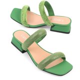 Capone Outfitters Mules - Green - Block Cene