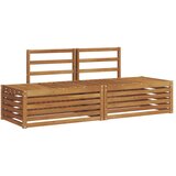  Set vanjskih sofa 2 Komad Prirodna 182 5 x 63 x 73 cm | shoptok.hr