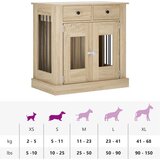 Namještaj za kućni kavez Hrast sonoma 80 x 47,5 x 80 cm | shoptok.hr