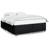 vidaXL Okvir za krevet bez madraca crni 200x200 cm od tkanine | shoptok.hr