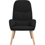  Stolica za opuštanje od tkanine crna | shoptok.hr