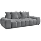 Bobochic Paris Temno siva sedežna garnitura iz šenilje 278 cm Everest – | Shoptok.si