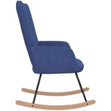  Stolica za ljuljanje od tkanine plava | shoptok.hr