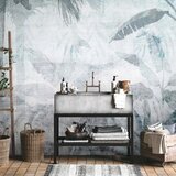  Foto tapeta - Vanishing jungle - landscape of exotic nature in blue tones 150x105 Vodootporna | shoptok.hr