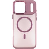 Chameleon Gumiran magnetni ovitek (TPU Magnetic Blur) za Apple iPhone 17 Pro, roza | Shoptok.si