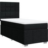 Maison Chic Box spring postelja - Vzmetna postelja z vzmetnico črna 80x200 cm blago SL11337, (21882931) | Shoptok.si
