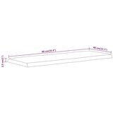 Stolna Mizna plošča 90x40x2,5 cm pravokotna akacija naraven rob | Shoptok.si