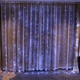  led sijalice dekorativna zavesa 3x3m - bela Cene