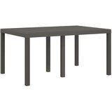  Vrtni set za objed 5 kom. Svjetlosiva PP | shoptok.hr