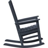 vidaXL vrtna gugalnica Mornarsko modra 70x92x108 cm HDPE | Shoptok.si