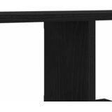  Polica za TV koja se montira na zid Crni hrast 125 x 18 x 23 cm | shoptok.hr
