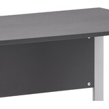 MID.YOU PISALNA MIZA kovina, leseni material antracit, barve aluminija | Shoptok.si