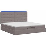  od pjene s madracem i LED-om Sivosmeđa 200 x 200 cm | shoptok.hr