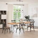  Noge za jedilno mizo v obliki črke A, 2 kosa, bele barve, 60 x (72-73) cm, jeklo, (22123582) | Shoptok.si