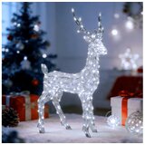 Aigostar LED spoljašnja božićna dekoracija 180xLED/8 funkcija 1,05m IP44 hladno-bela jelen Cene