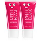 MEDIBLANC KIDS Raspberry otroška zobna pasta 2x50 ml | Shoptok.si