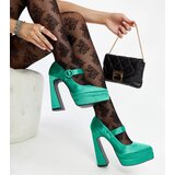 Gemre Green high block heel pumps Mikea | shoptok.hr