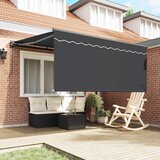  Skrovita tenda Antracit 350 x 250 cm Poliester i aluminij | shoptok.hr