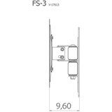 MID.YOU Stenski Nosilec Za Tv Fs 3, Srebrna, 21,9 Cm | Shoptok.si