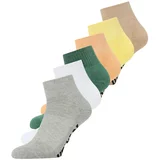 Urban Classics Čarape žuta / siva melange / tamno zelena / bijela