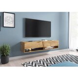P & B nizka omarica A140, barva hrasta, led | Shoptok.si