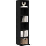 vidaXL CD omara črni hrast 21x20x88 cm inženirski les | Shoptok.si