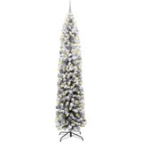  Mršava božićna jelka s 300 LEDs &amp Set kuglica &amp pahulje zeleni 240 cm | shoptok.hr