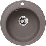 Inter Ceramic Sudopera usadna okrugla 49x49x20 sifon 11 cm granit siva+s1 Cene