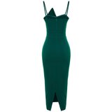 Trendyol emerald green collar detailed dress | ePonuda.com
