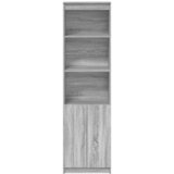  Visoka komoda siva sonome 50x35x180 cm od konstruiranog drva | shoptok.hr