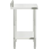  Kuhinjski radni stol 82,5 x 55 x 93 cm od nehrđajućeg čelika | shoptok.hr