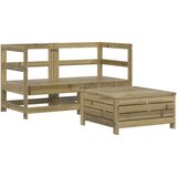  3-dijelni set vrtnih sofa od impregnirane borovine | Eponuda.ba