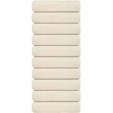 vidaXL Brisače 10 kos krem 50x100 cm 360 gsm 100% bombaž | Shoptok.si
